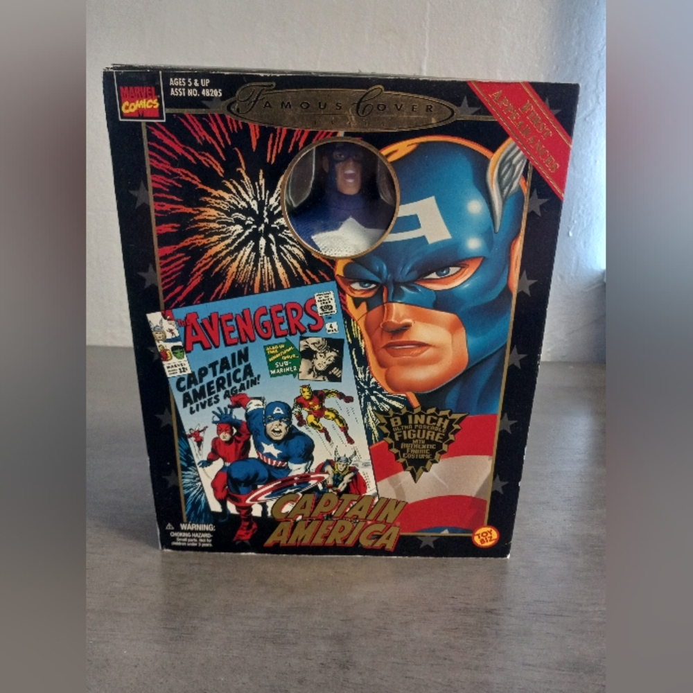 1998 Toy Biz Captain America Action Figure 8 inch New In Box